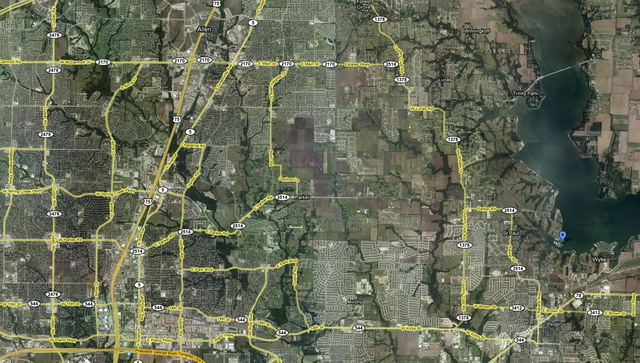 satellite map of boat location